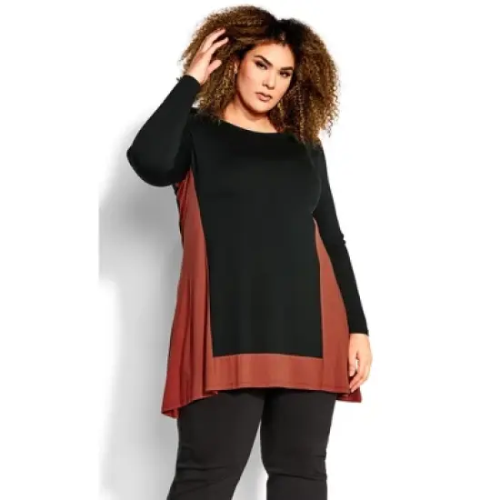 Women's Plus Size Elsa Tunic - spice | AVENUE image {3}