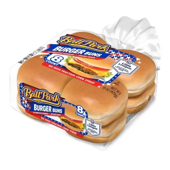 Ball Park Hamburger Buns - 15oz/8ct image {10}