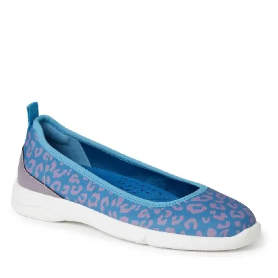 Dearfoams Women's Mia Ballet Flat Indoor/Outdoor Slip Ons image {8}