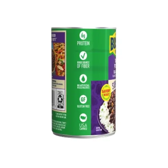 Bush's Sidekicks Taco Fiesta Black Beans - 15.1oz image {2}