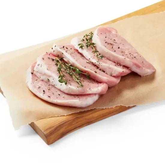 Boneless Thin Cut Pork Chop - price per lb - Good & Gather&trade; image {1}