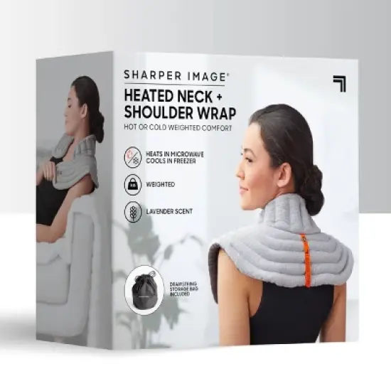 Sharper Image Heated Neck and Shoulder Aromatherapy Wrap Body Massager image {6}