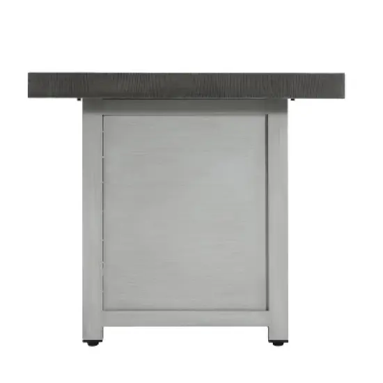 Christopher Knight Home Roy Contemporary Patio Extendable Aluminium Alloy 50,000 BTU Fire Pit Table image {4}