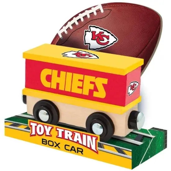 MasterPieces Wood Train Box Car - NFL Kansas City Chiefs image {2}