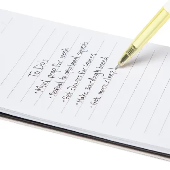 U Brands Retractable Gel Pen Flower Black Ink: 0.07mm Non-Toxic Stationery, Art & Office Pen with Flowers image {5}