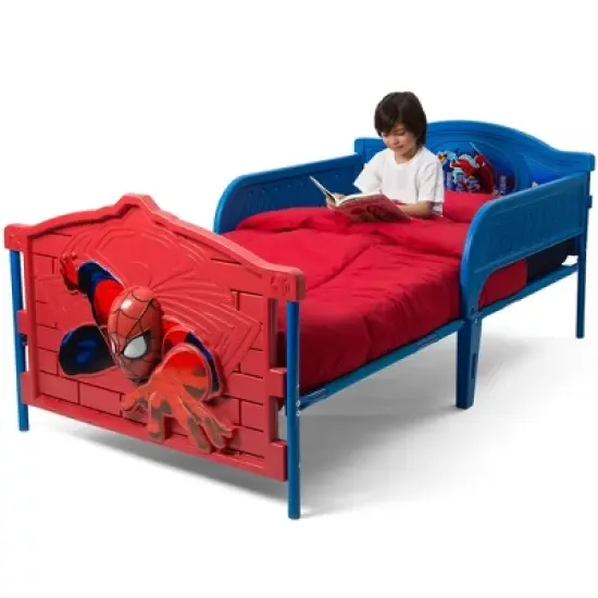 Twin Marvel Spider-Man Plastic 3D Bed - Delta Children image {3}