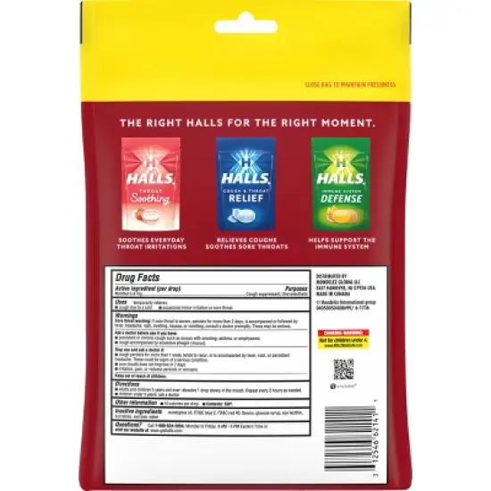 Halls Cough Drops - Cherry - 80ct image {4}