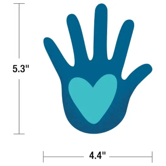 Carson Dellosa Education Hands with Hearts Cutouts (36 cut-outs) image {2}