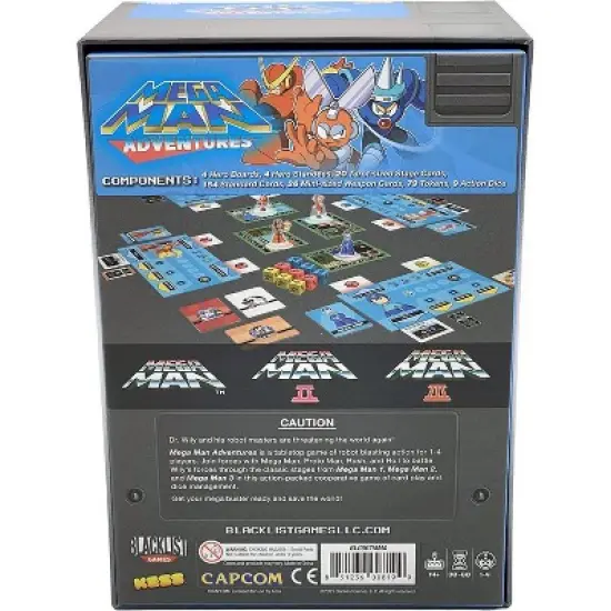 Kess Mega Man Adventures Board Game image {1}