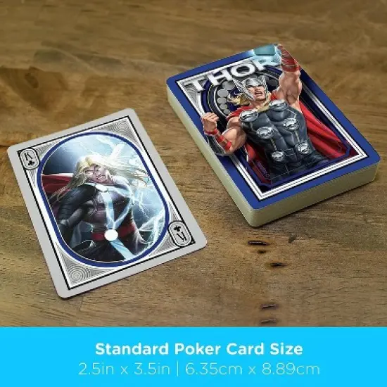 Aquarius Puzzles Marvel Thor Playing Cards image {3}