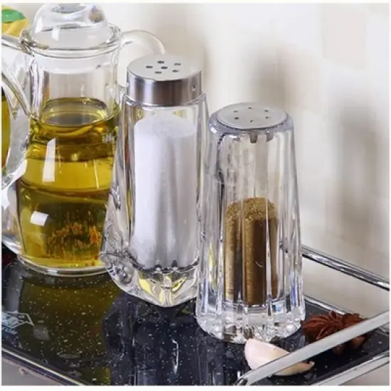 YBM Home 1.5 ounce Salt and Pepper Shakers with Stainless Steel Lid,2-Pack image {5}