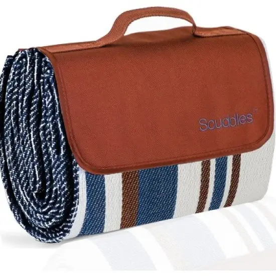 SCUDDLES Compact Picnic Blanket - SCPRBL60 - Extra-Large Waterproof Outdoor Mat with Carry Strap image {8}