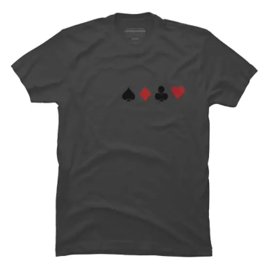 Men's Design By Humans poker tshirt By inaramag T-Shirt image {2}