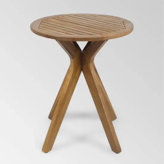 Casa 3pc Acacia X Leg Bistro Dining - Christopher Knight image {5}