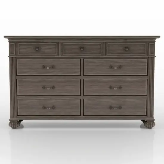 5pc Pennings Traditional Bedroom Set Gray - HOMES: Inside + Out image {19}