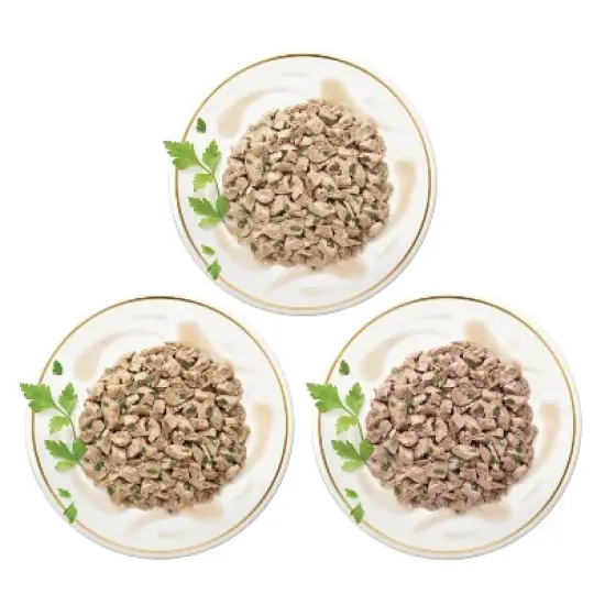 Purina Fancy Feast Medleys Gourmet withTuna,Chicken and Turkey in a Delicate Sauce Florentine Collection Wet Cat Food  - 3oz/12ct Variety Pack image {1}