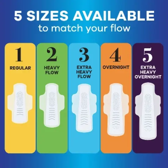 Always Infinity Overnight Sanitary Pads with Wings image {9}