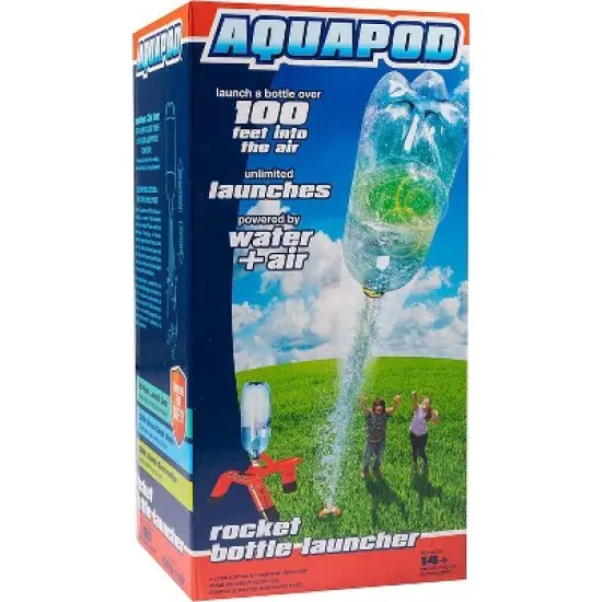 AquaPod Water Bottle Rocket Launcher Science Kit - STEM Toy Launches Soda Bottles Up to 100 ft in Air image {3}