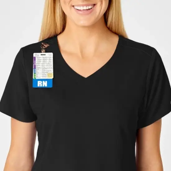 Wink PRO Women's 4 Pocket Wrap Scrub Top image {4}
