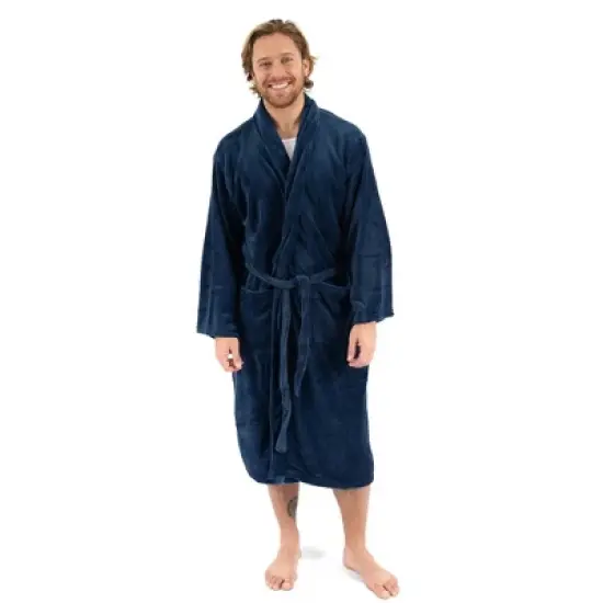 Leveret Mens Fleece Robe image {5}
