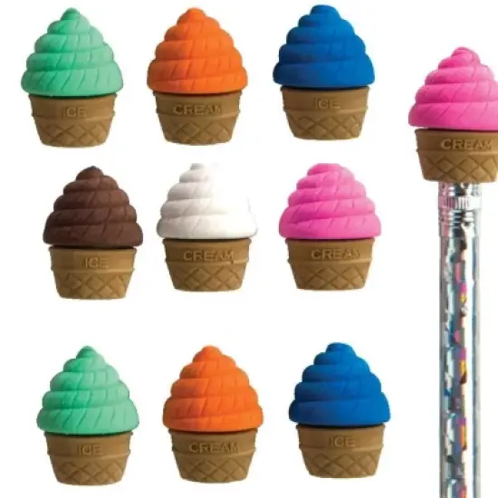 Ice Cream Shoppe Eraser Toppers 10 pcs image {1}