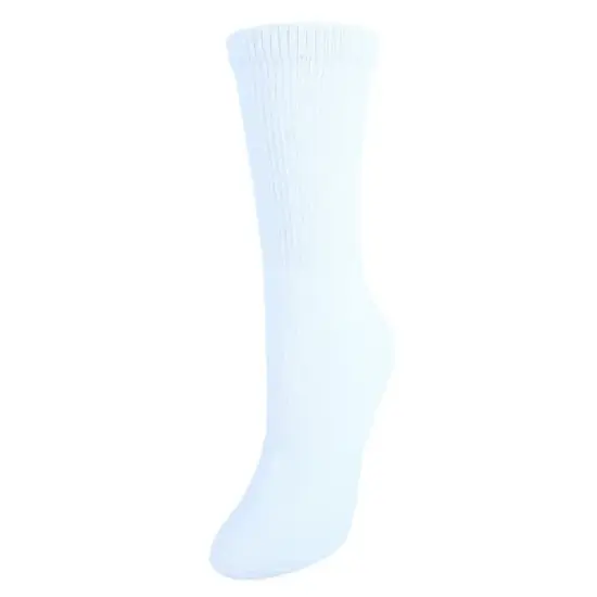 CTM Women's Cushioned Diabetic Crew Socks (3 Pair Pack) image {5}