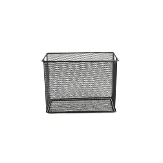 Mesh Desk File Black - Mind Reader: Metal File Organizer & Holder, Desk File Folder Storage Bin, No Assembly Required image {2}