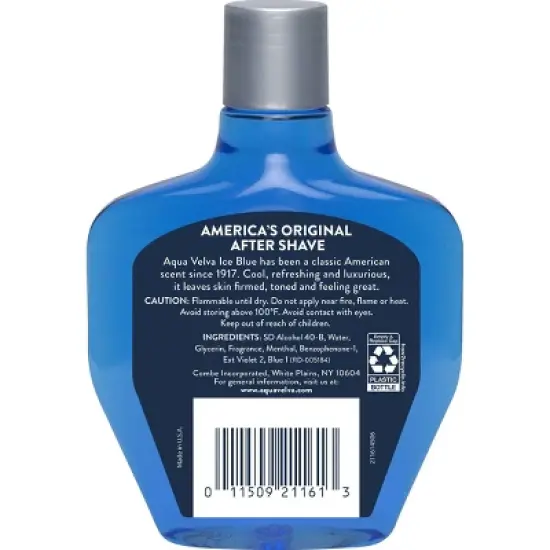 Aqua Velva Ice Blue 7 oz image {1}