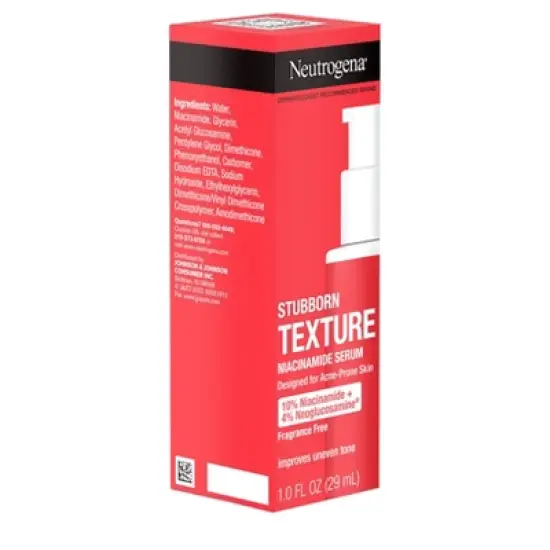 Neutrogena Stubborn Texture Serum with Niacinamide designed for Acne-Prone - Fragrance Free - 1 fl oz image {3}