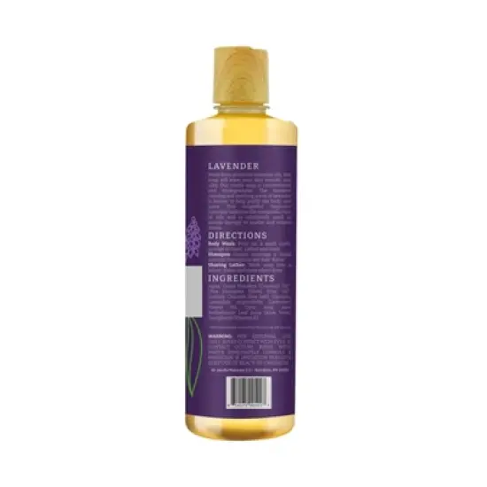 Dr. Jacobs Naturals Plant-Based Castile Body Wash Gel- Lavender- Hypoallergenic -Dermatologist tested image {4}