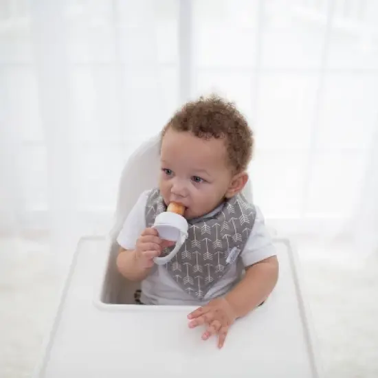 Dr. Brown's Fresh Firsts Silicone Feeder - Mint & Gray - 2pk image {6}