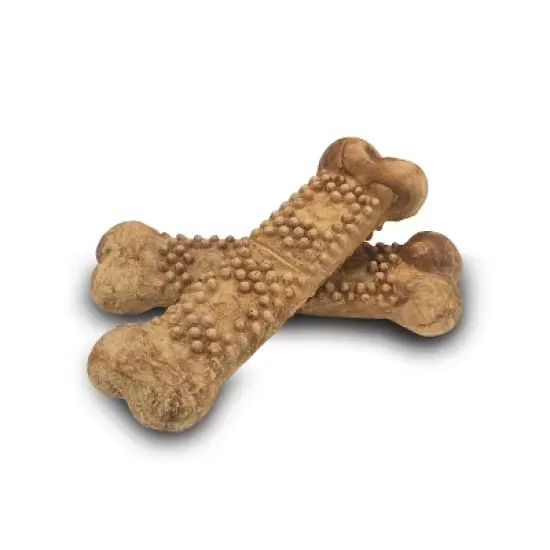 Nylabone Natural Medium Nubz Chicken Flavored Chewy Dental Treats Dog Treats - 12ct image {2}
