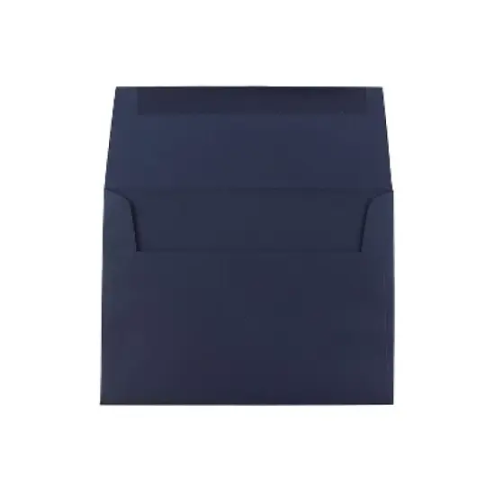 JAM Paper A6 Invitation Envelopes 4.75 x 6.5 Navy Blue LEBA667 image {1}