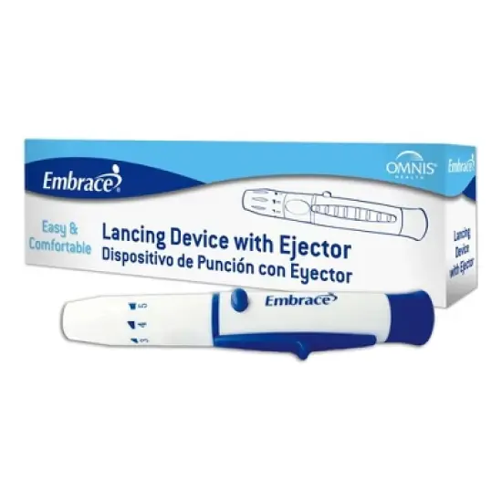 Embrace Safety Lancing Device Needle Multiple Depth Settings 1 Box(s), 1 /Box image {5}