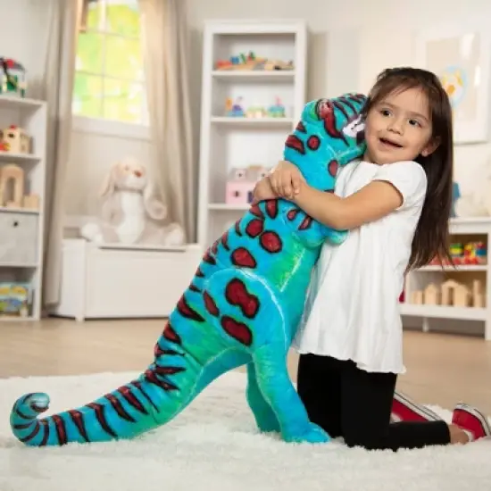 Melissa & Doug Giant T-Rex Dinosaur -  Lifelike Stuffed Animal (over 2 feet tall) image {4}