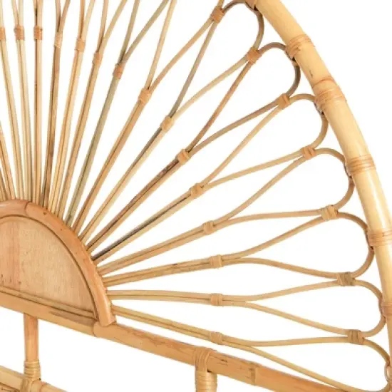 Storied Home Bali Sunrise Woven Rattan Headboard image {3}