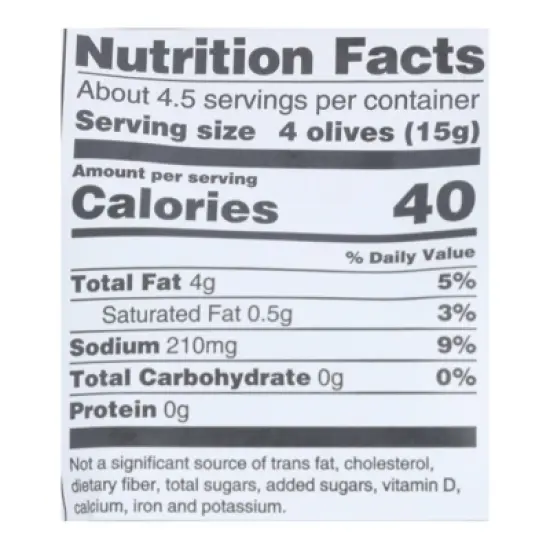 Mediterranean Organic Kalamata Pitted Olives with Cumin- Case of 12/2.5 oz image {5}