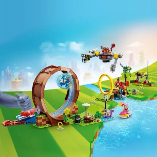 LEGO Sonic the Hedgehog Sonic's Green Hill Zone Loop Challenge Playset 76994 image {4}