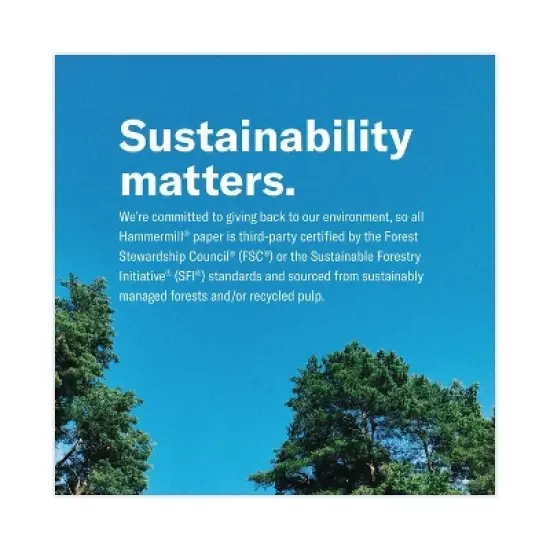 Hammermill Copy Plus Print Paper (HAM105650): 8.5x11", 20 lb, Brightness 92 image {5}