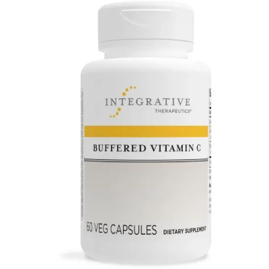 Integrative Therapeutics Buffered Vitamin C 1,000 mg - Immune Support Supplement with Magnesium and Calcium - Gluten Free - 60 Vegan Capsules image {6}