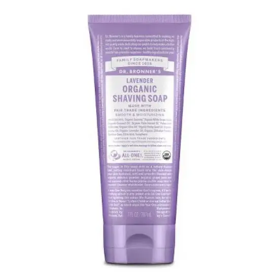 Dr. Bronner's Shave Soap - Lavender - 7 fl oz image {3}
