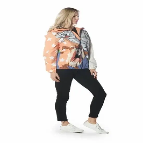 Members Only - Women's Big Bugs Windbreaker Oversized Jacket image {4}