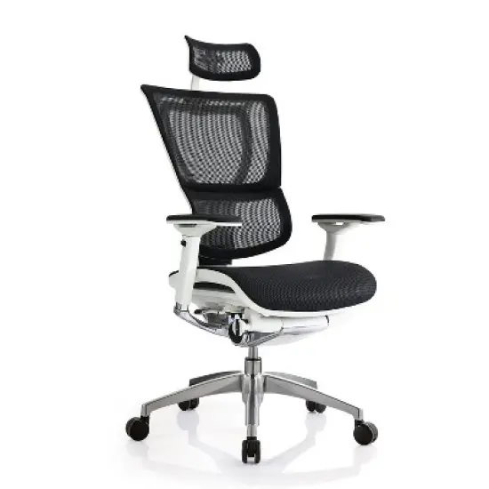 Eurotech iOO Ergonomic Mesh Chair Headrest White (IOO-HDRWHT)  image {2}