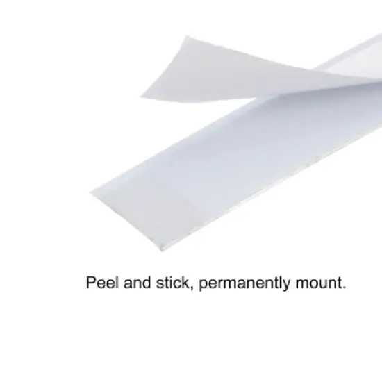 Unique Bargains Nylon-Coated Steel Metric Scale Right to Left Read Adhesive Tape Measure White image {3}