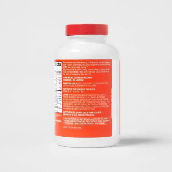 Extra Strength Glucosamine Chondroitin Sulfate Dietary Supplement Tablets - 180ct - up&up&trade; image {3}