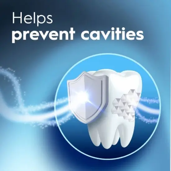 Crest 3D White Strength Whitening Mouthwash - Alcohol Free - Contains Fluoride - Arctic Fresh - 946ml image {4}