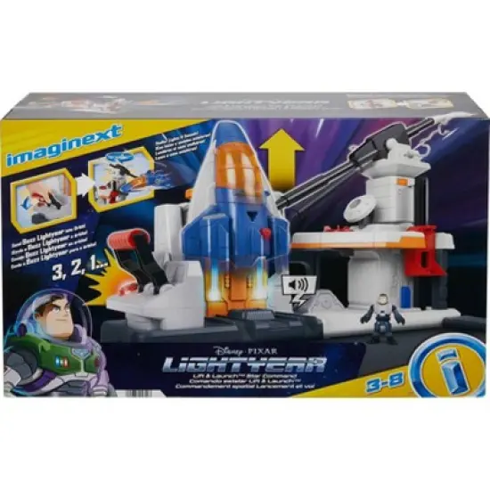 Fisher-Price Imaginext Disney Pixar Lightyear Lift & Launch Star Command Playset image {5}