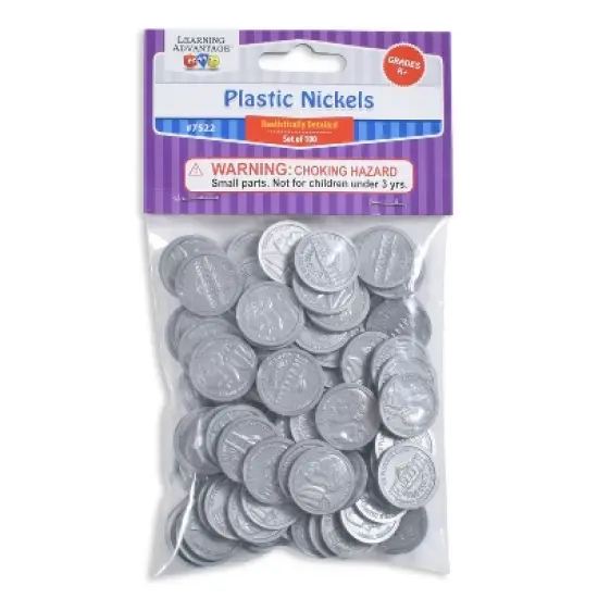 Learning Advantage Play Nickels, Set of 100 image {6}