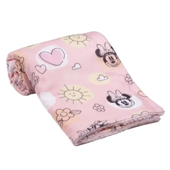 Lambs & Ivy Disney Baby Minnie Mouse Fleece Baby Blanket image {3}