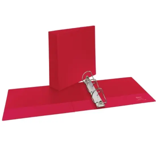 Avery Durable 3 Ring Binder, 3" Slant Rings, 1 Red Binder (27204) image {6}
